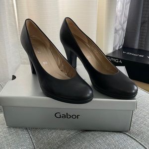 Gabor Black Heels Pumps Size 8